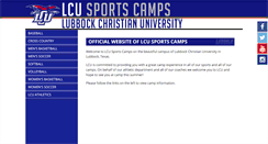 Desktop Screenshot of lcusportscamps.com